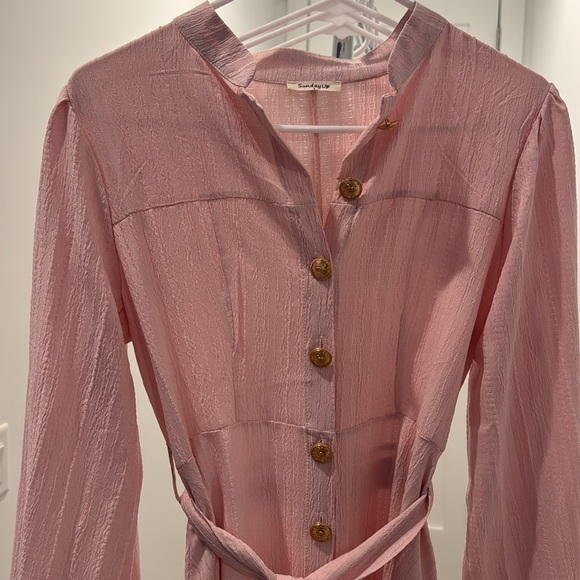 L’abeye bought light pink midi dress - Picture 2 of 4